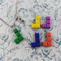 Brick necklace, colourful necklace, toy shop owner gifts, children's party favours, gifts for children, children necklace, secret santa,