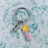 Shooting star bag accessory Keychain, children's Keychain, gifts for children, back to school, bag accessories, gifts for girl's, kids gifts