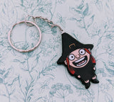 Witch Keychain, witch Keyring, witch lover gifts, gifts for a witch, little witch gifts, Halloween Keychain, Halloween bag charm, witchy