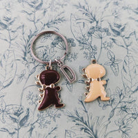 Dinosaur Keychain, dinosaur Keyring, gifts for dinosaur lovers, dinosaur themed, t-rex Keychain, t-rex inspired gifts, t-rex themed gifts