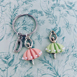 Ballerina Keychain, little sister gifts, ballerina teacher gifts, ballerina squad gifts, ballet themed, ballet inspired gifts, ballet gifts