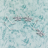 Hockey earrings, hockey inspired jewelry, hockey mom gifts, sports earrings, sports jewellery, ice hockey player, hockey coach gifts