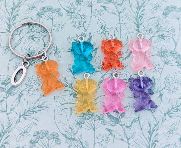 Dinosaur Keychain, gift for dinosaur lovers, dinosaur themed, dinosaur inspired, dinosaur accessories, dinosaur party favours, Dino gifts,