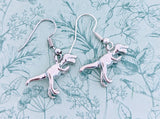 T-rex earrings, t-rex jewellery, Dino lovers, gifts for dinosaur lovers, dinosaur themed, dinosaur archaeologist gifts, dinosaur earrings,