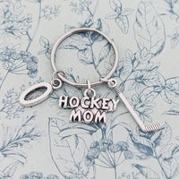 Hockey mom Keychain, hockey mom gifts, gifts for hockey players, hockey themed gifts, hockey inspired, sports inspired, hockey lover mom