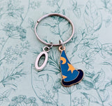 Wizard Keychain, magician Keychain, magician gifts, wizard gifts, wizard themed, wizard inspired, Halloween Keychain, Halloween gifts