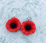 Poppy earrings,