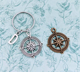 Compass Keychain, travel gifts, gifts for travellers, explorer gift ideas, graduation gift ideas, pilot Keychain, gifts for an explorer,