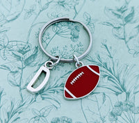 Rugby ball keychain,