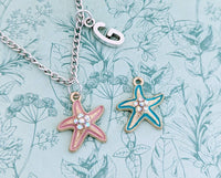 Starfish necklace, starfish jewellery, nautical necklace, nautical themed, marine biologist gifts, marine biologist necklace, starfish lover