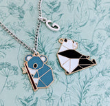 Koala necklace, panda necklace, koala jewellery, panda jewelry, panda lover gifts, koala lover gifts, zoo keeper gifts, artist necklace,