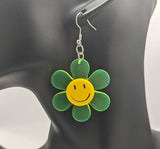 Flower earrings, statement earrings, statement jewellery, hippie earrings, hippie jewelry, festival earrings, festival jewelry, flower gifts