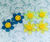 Flower earrings, statement earrings, statement jewellery, hippie earrings, hippie jewelry, festival earrings, festival jewelry, flower gifts