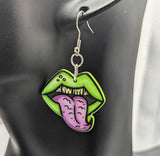 Zombie earrings, statement earrings, zombie jewelry, Halloween accessories, Halloween earrings, witch themed earrings, gothic earrings,