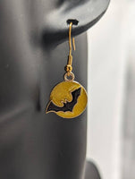 Bat earrings, bat jewellery, vampire earrings, vampire jewelry, Halloween earrings, Halloween jewelry, Halloween gifts, bat inspired gifts