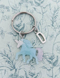 Unicorn keychain, unicorn keyring, children's bag accessories, unicorn lover gifts, unicorn bag accessories, kawaii keychain, kawaii gifts,