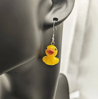 Duck earrings, duck jewelry, gifts for duck lovers, duck farmer gifts, duck themed gifts, duck inspired gifts, bird earrings, bird jewelry,