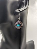 Dragon eye earrings, dragon jewelry, dragon lover gifts, dragon inspired gifts, dinosaur eye earrings, dinosaur jewelry, dinosaur lover gift