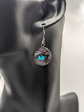 Dragon eye earrings, dragon jewelry, dragon lover gifts, dragon inspired gifts, dinosaur eye earrings, dinosaur jewelry, dinosaur lover gift