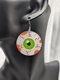 Eyeball earrings, statement earrings, statement jewelry, Halloween earrings, Halloween jewelry, spooky earrings, eyeball jewelry,