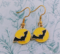 Bat earrings, bat jewellery, vampire earrings, vampire jewelry, Halloween earrings, Halloween jewelry, Halloween gifts, bat inspired gifts