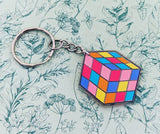 Rubik's cube keychain,